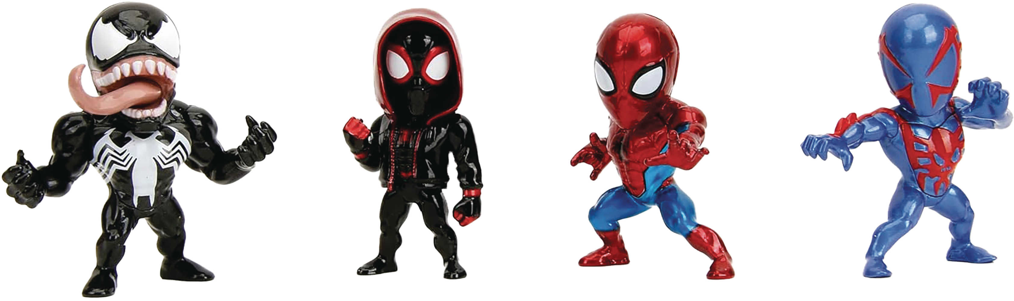 Spider-Man 2.5 In Metalfigs 4 Pack