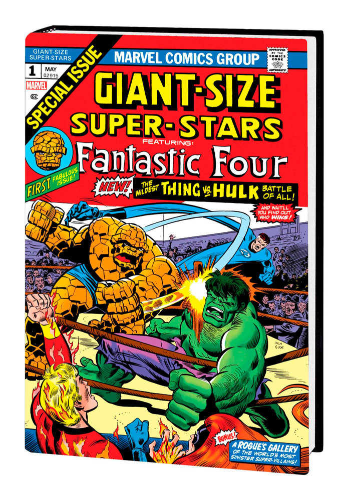 Fantastic Four Omnibus Hardcover Volume 05 Thing vs. Hulk Cover [Direct Market Only]