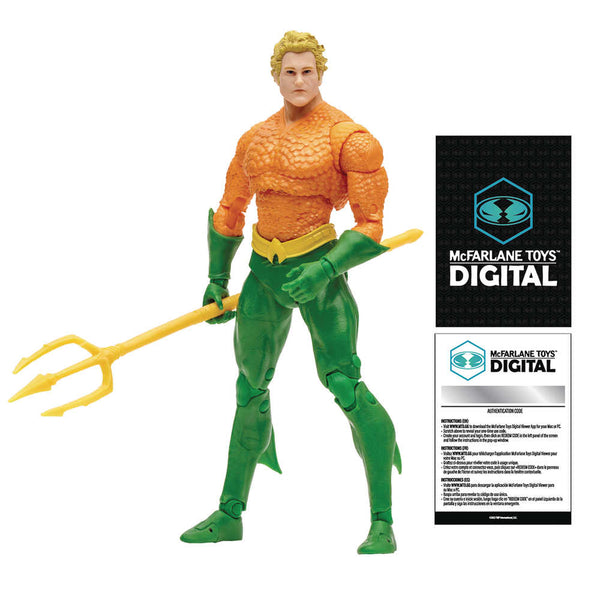 DC Multiverse Digital 7in Wv1 Classic Aquaman Action Figure
