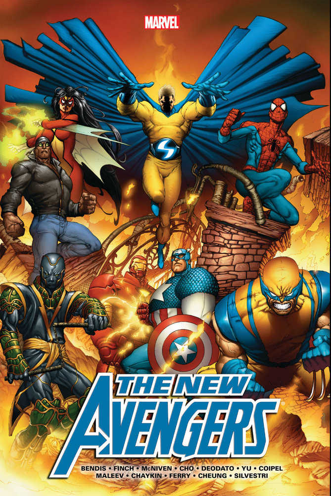 New Avengers Omnibus Hardcover Volume 01 Joe Quesada Cover [New Printing, Direct Market Only]