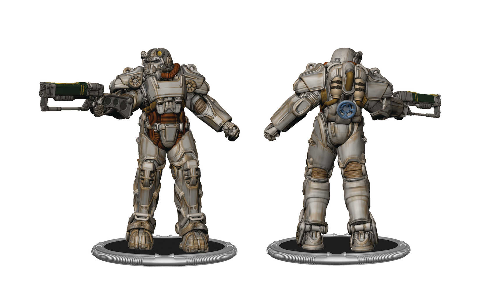 Fallout T-60 Power Armor 3in Figure