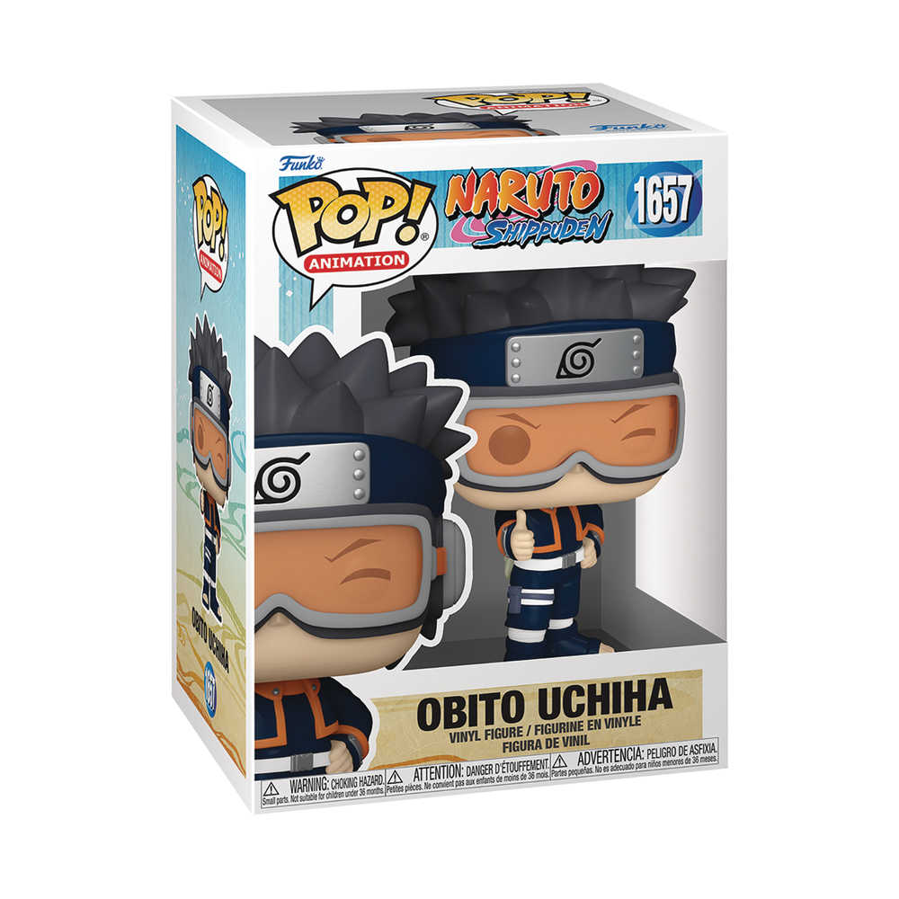 Pop Animation Naruto Obito Uchihakid Vinyl Figure