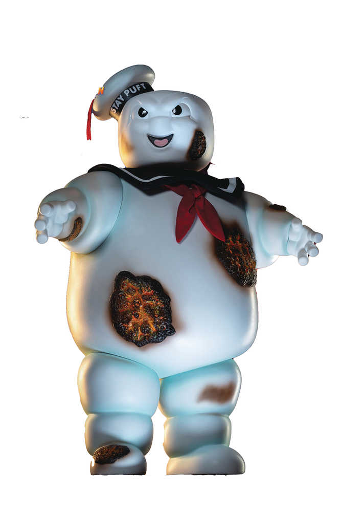 Stay Puft Marshmallow Man 30cm Soft Vinyl Statue Burning Edition