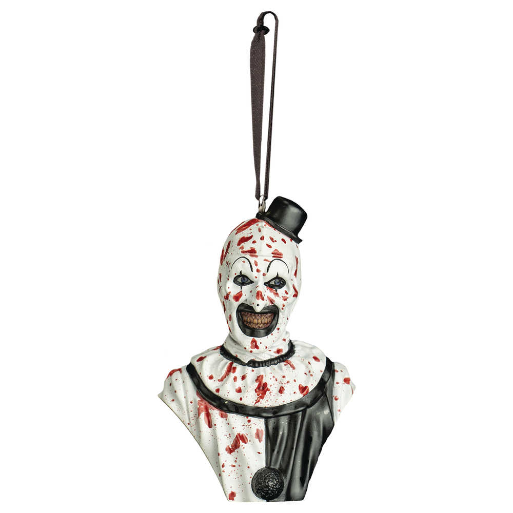 Terrifier Art The Clown Previews Exclusive Blood Splatter Ornament