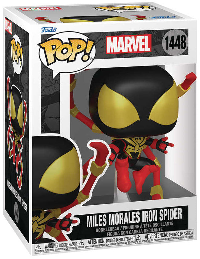 Pop! Marvel Spider-Man Comics Miles Morales Iron Spider Vinyl Figure