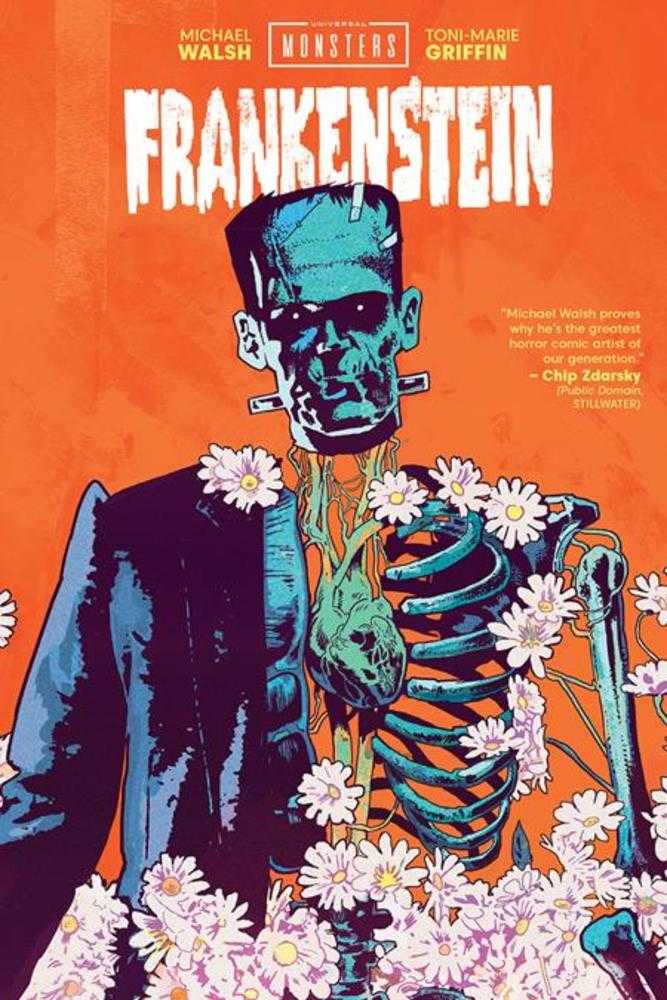 Universal Monsters: Frankenstein Hardcover Michael Walsh Cover
