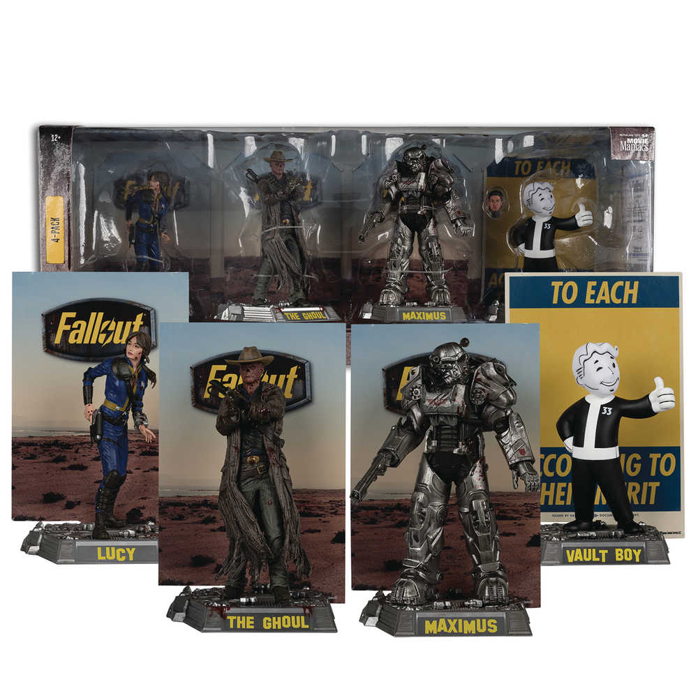 Movie Maniacs Fallout Figure 4pk