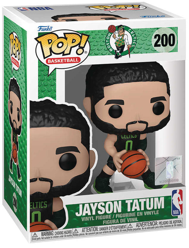 Pop! Basketball: NBA Boston Celtics Jayson Tatum (City Edition 2024) Vinyl Figure