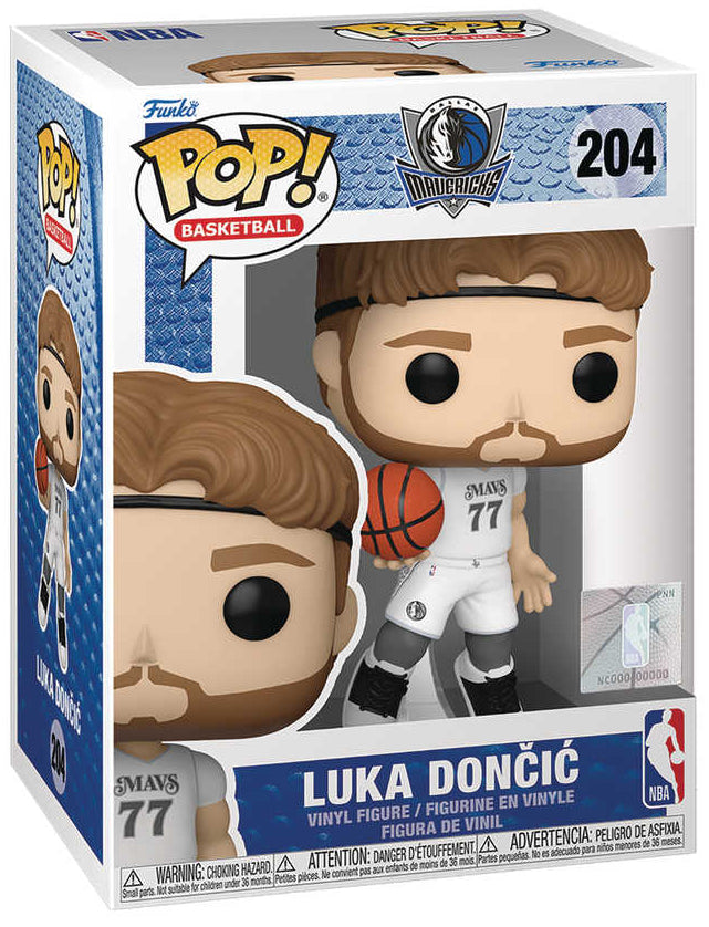 Pop! Basketball: NBA Dallas Mavericks Luka Doncic (City Edition 2024) Vinyl Figure