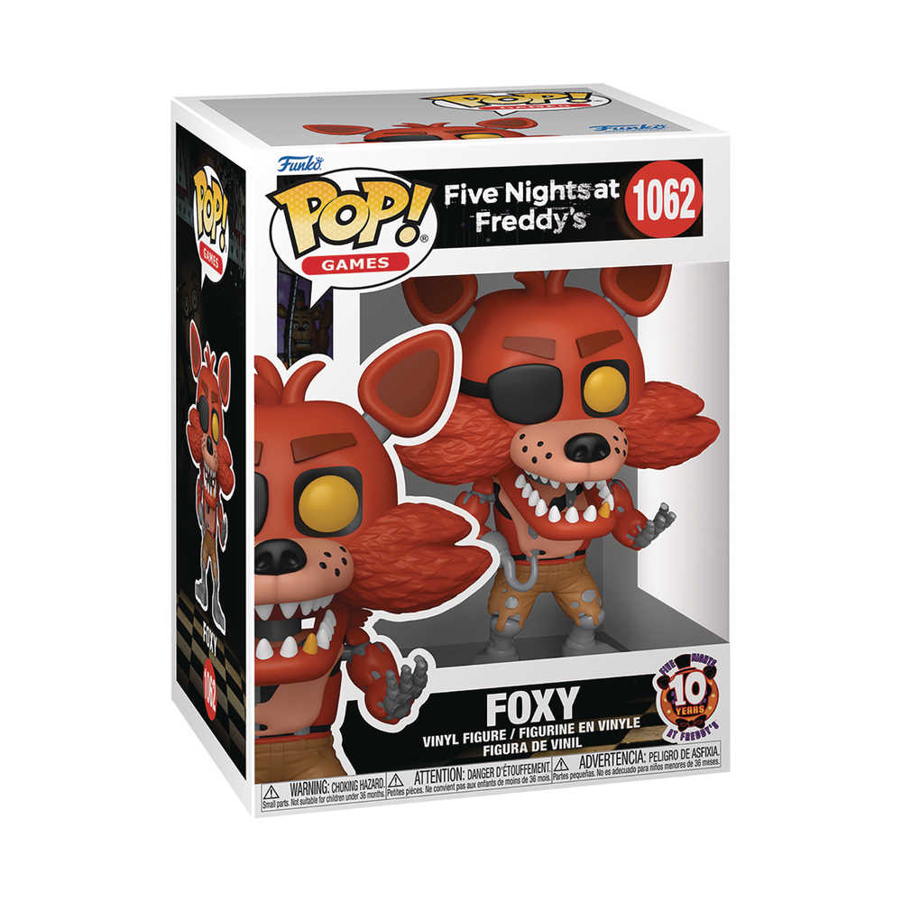 Pop Games Fnaf 10 Y Anniversary Foxy Figure