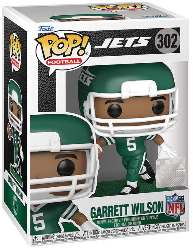 Pop! Football: NFL New York Jets Garrett Wilson Vinyl Figure