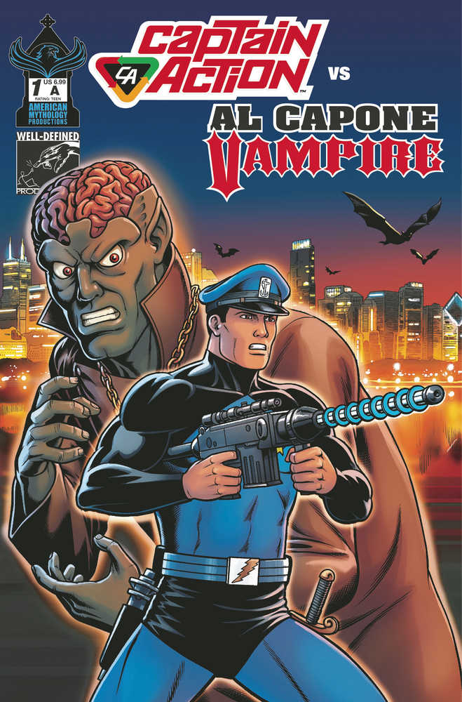 Captain Action vs Al Capone Vampire #1 Cover A Brothers Fraim