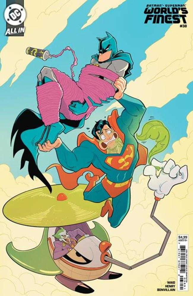 Batman Superman Worlds Finest #38 Cover D Brandt & Stein April Fools Card Stock Variant (We Are Yesterday)
