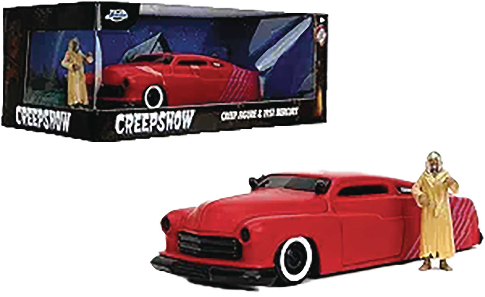 Hollywood Rides Creepshow: Creep Figure & 1951 Mercury 1/24 Die Cast Vehicle