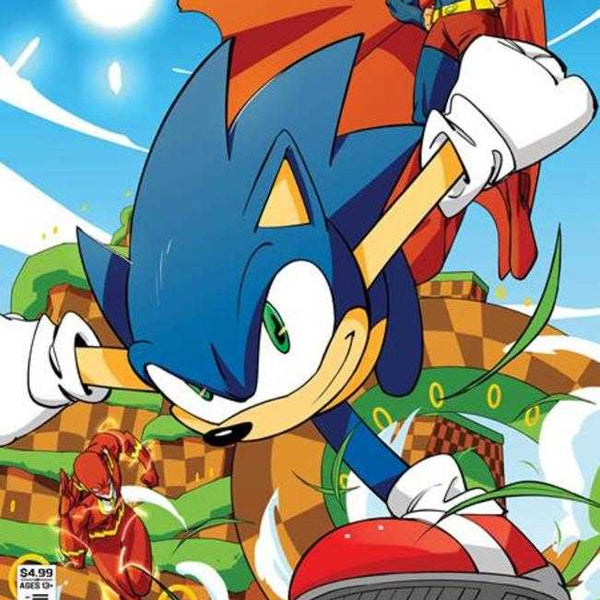DC X Sonic The Hedgehog #4 (Of 5) Cover B Daniele Di Nicuolo Card Stoc