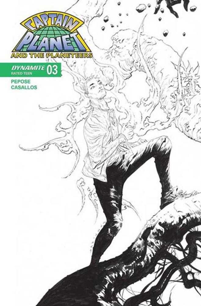 Captain Planet #3 Cover G 1 in 10 Jae Lee Line Art Variant