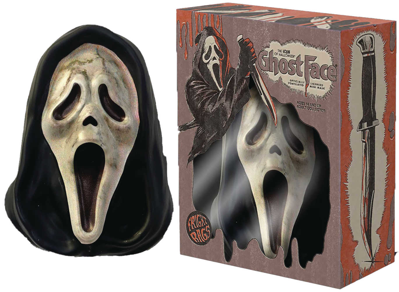 Ghost Face Previews Exclusive Aged Mini Mask