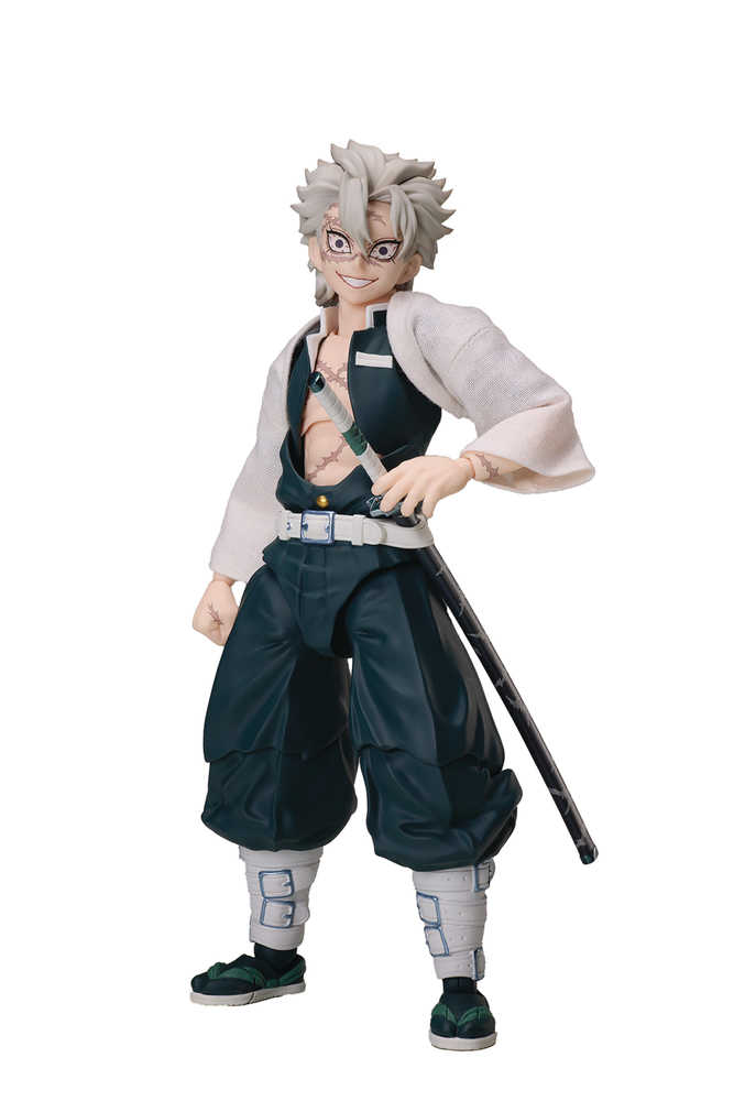 Demon Slayer Kimetsu Buzzmod Sanemi Shinazugawa 1/12 Action Figure (Net