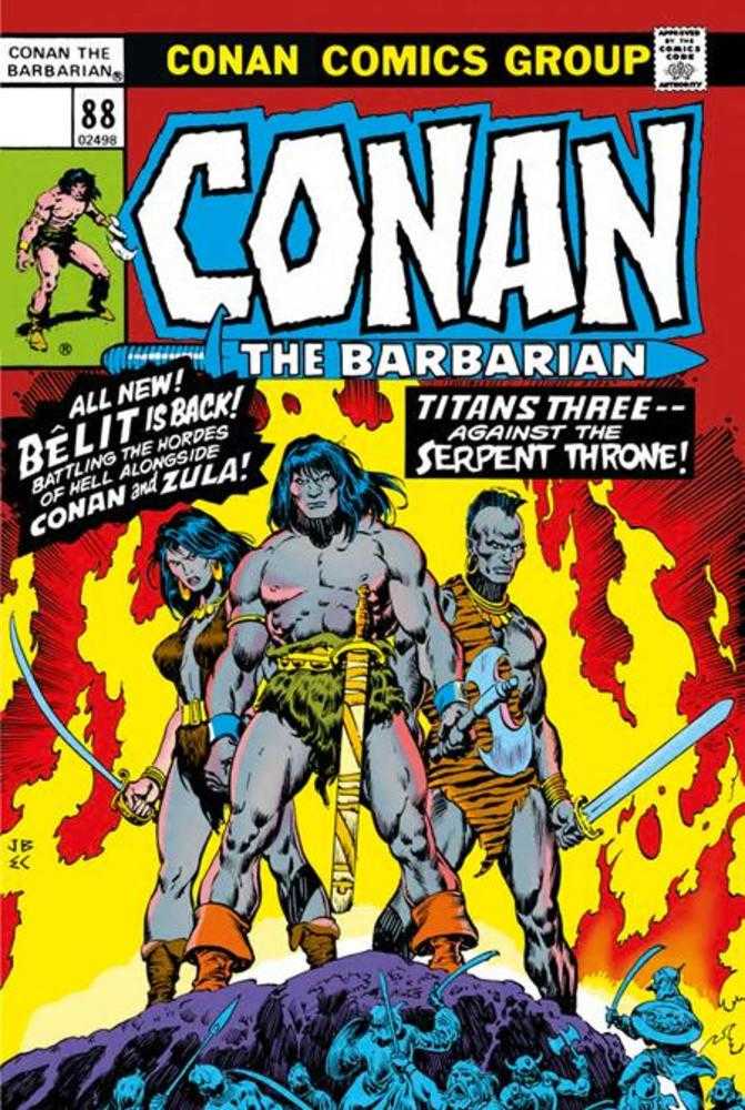 Conan The Barbarian Original Omnibus Hardcover Volume 04 Direct Market Variant (Mature)