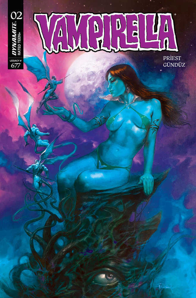 Vampirella (2025) #2 Cover Z Foc Bonus Parrillo Ultraviolet