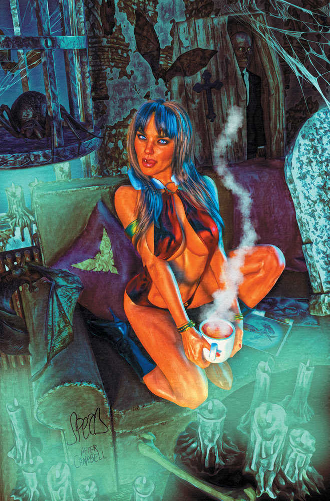 Vampirella (2025) #2 Cover Zf Foc 20 Copy Variant Edition Spears Blue Vir
