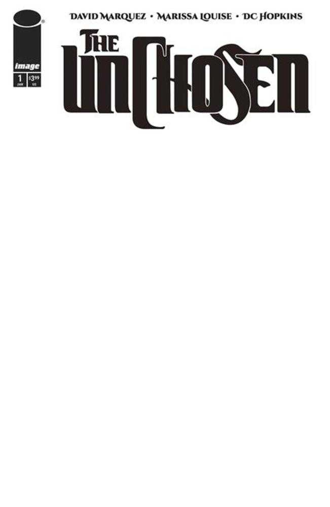 Unchosen #1 (Of 4) Cover E Blank Sketch Variant