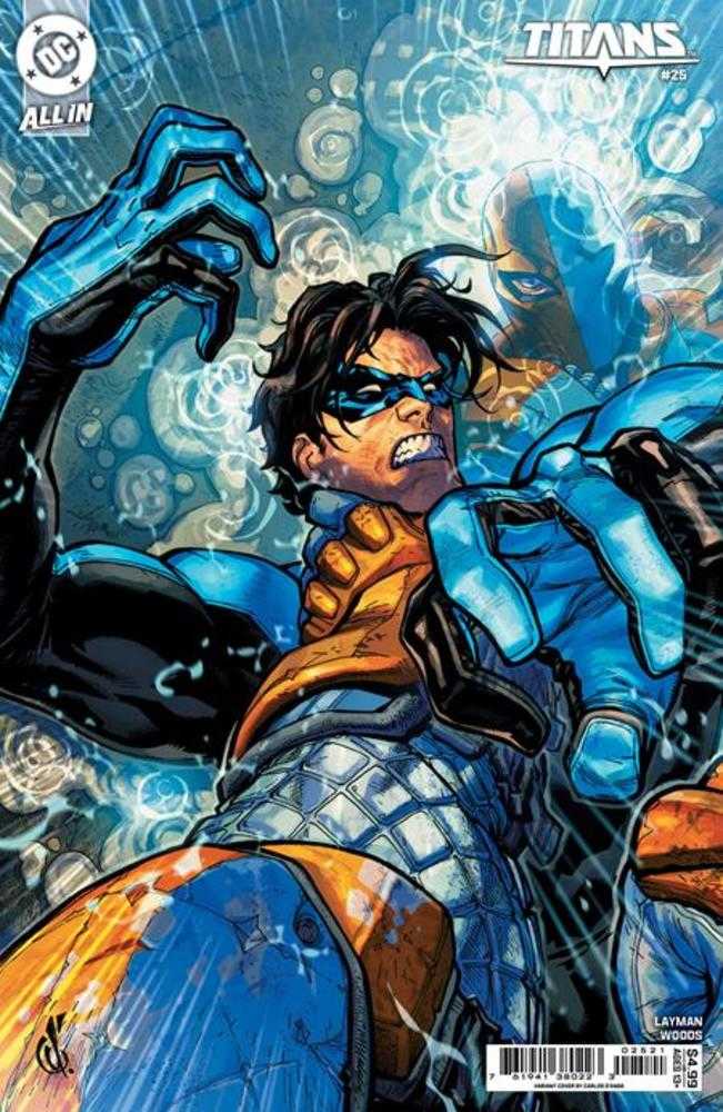 Titans #25 Cover B Carlos Danda Card Stock Variant