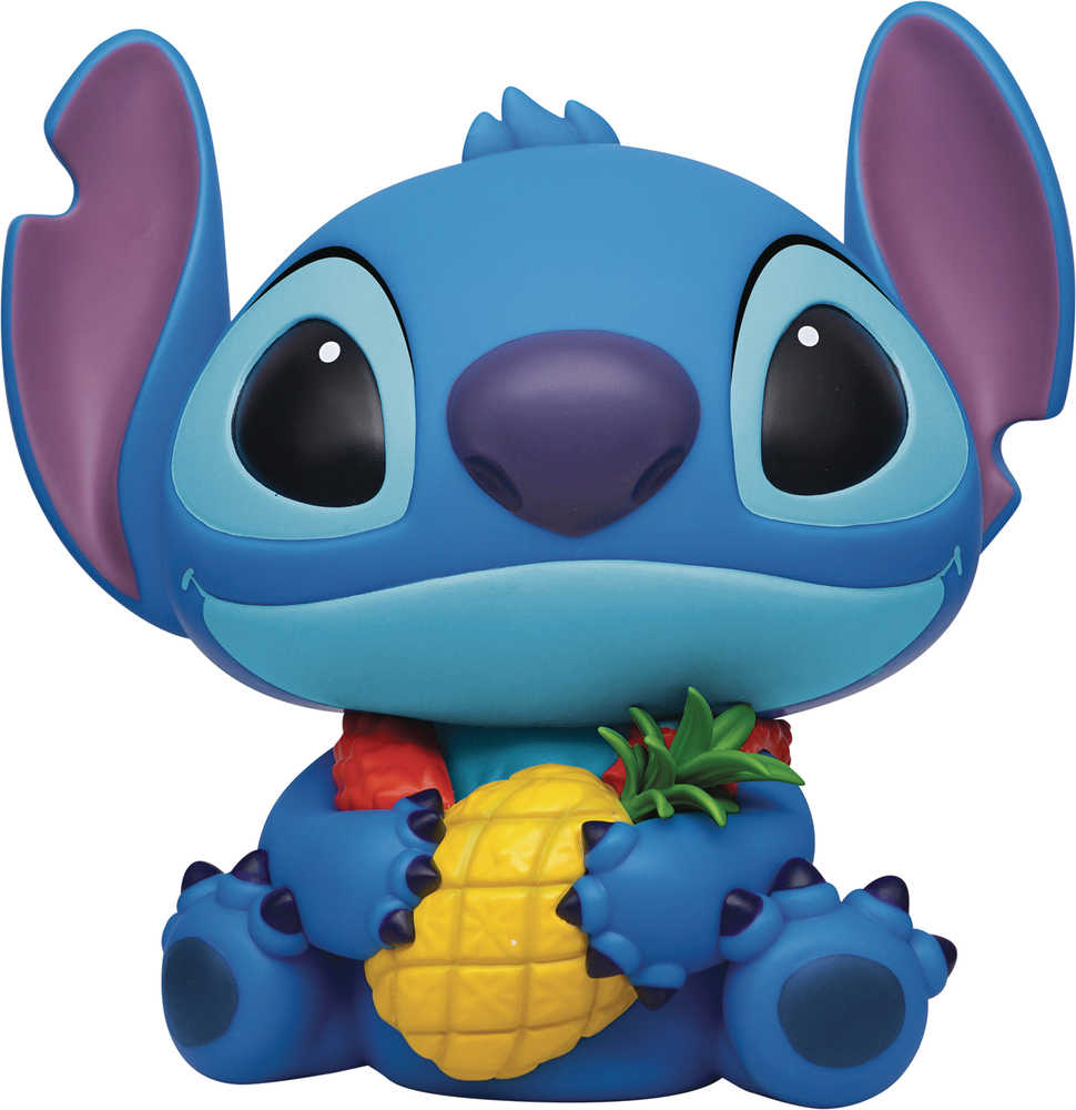Stitch W/Pineapple Figural Bank