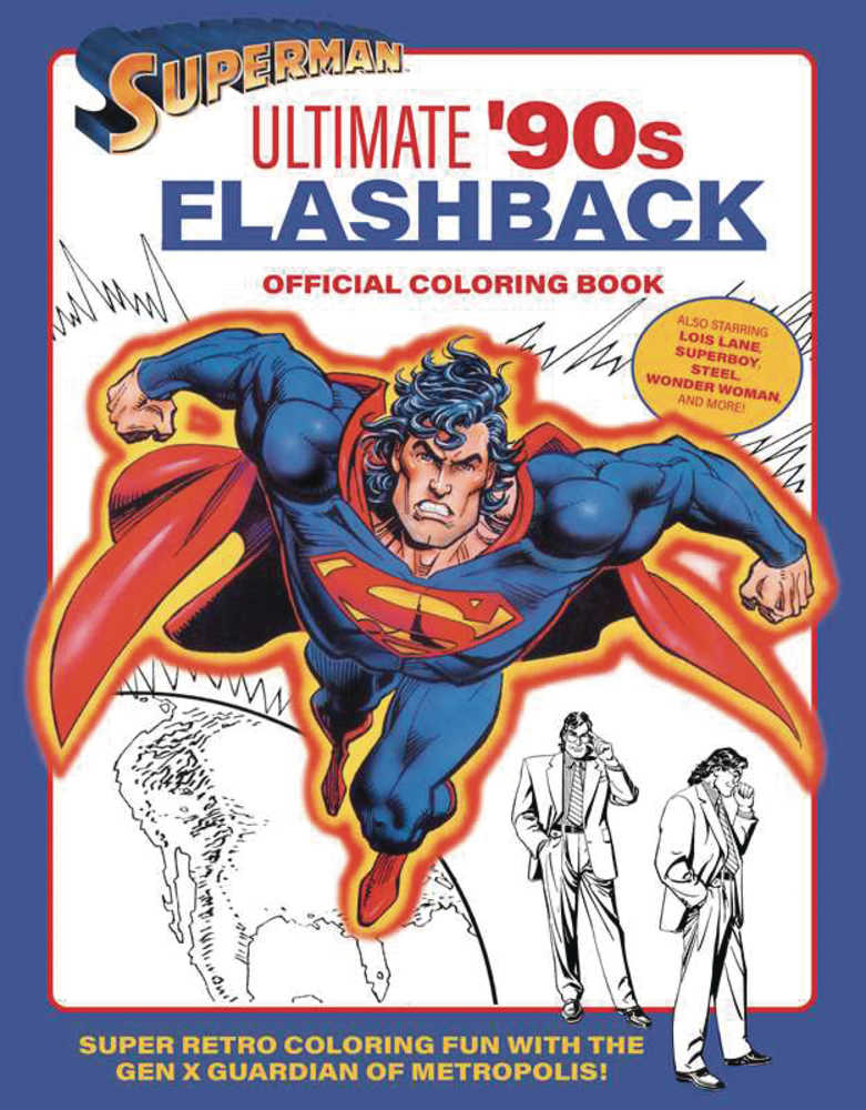 Superman Ultimate '90s Flashback Coloring Book TPB