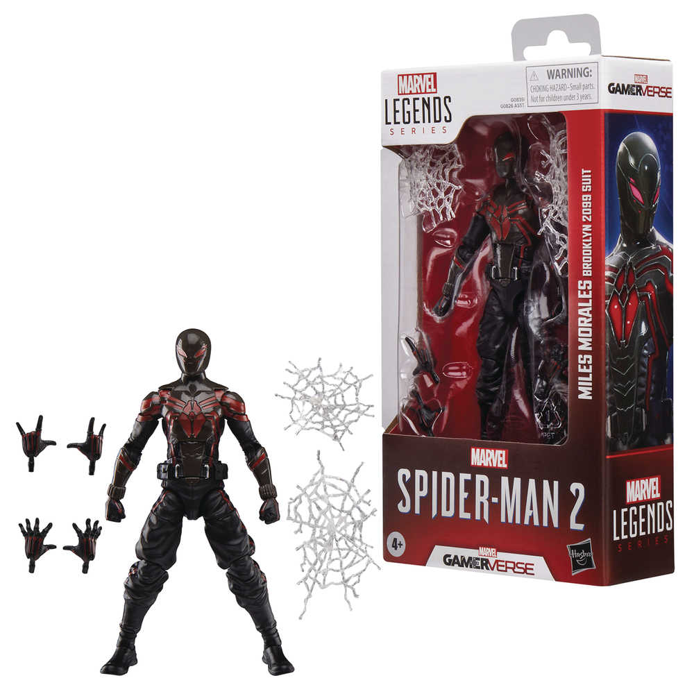 Spider-Man 2 Vg Legends 6in Brooklyn 2099 Miles Morales Action Figure (