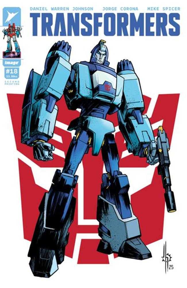 Transformers #18 2nd Print Cover B Jason Howard Autobot Variant