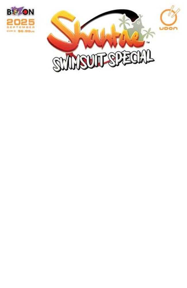 2025 Shantae Swimsuit Special #1 (One Shot) Cover C Blank Sketch Variant Previously Foc'd On 7/28