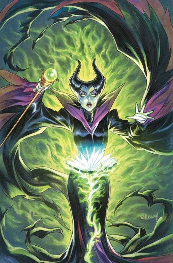 Disney Villains Maleficent #1 Cover I Inc 1:15 Ellery Santos Full Art Variant
