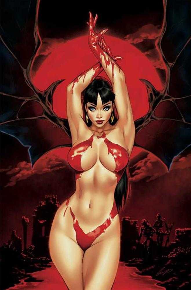 Vampirella #8 Cover I 1 in 10 Elias Chatzoudis Full Art Variant