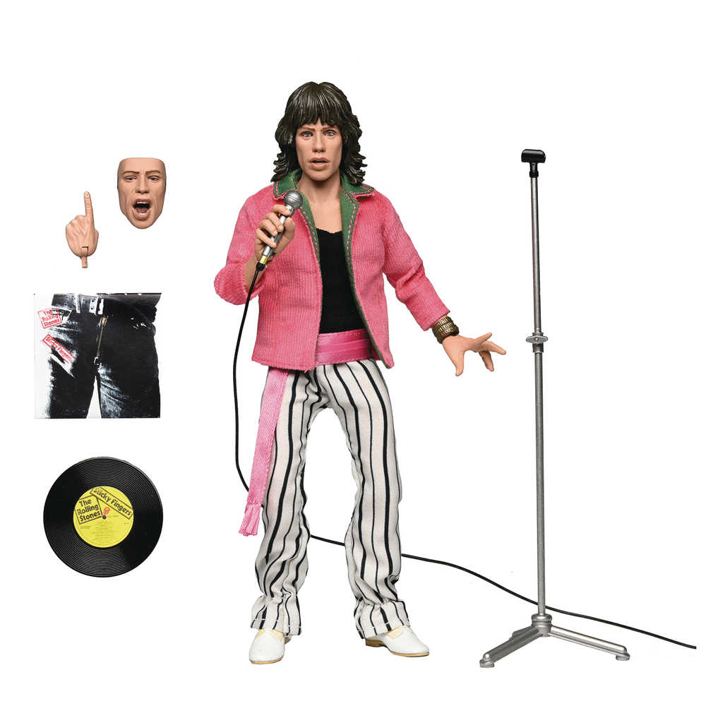 Rolling Stones Mick Jagger 1975 Clothed 8 In Action Figure