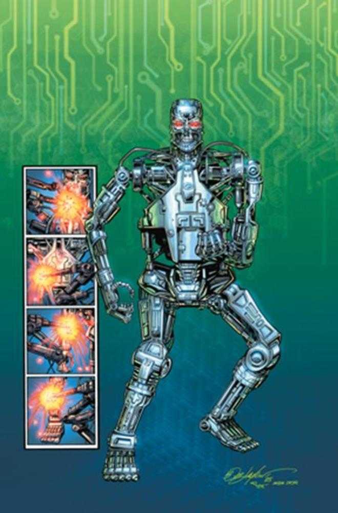 Terminator Metal #2 Cover H Inc 1:20 Bob Layton Full Art Variant