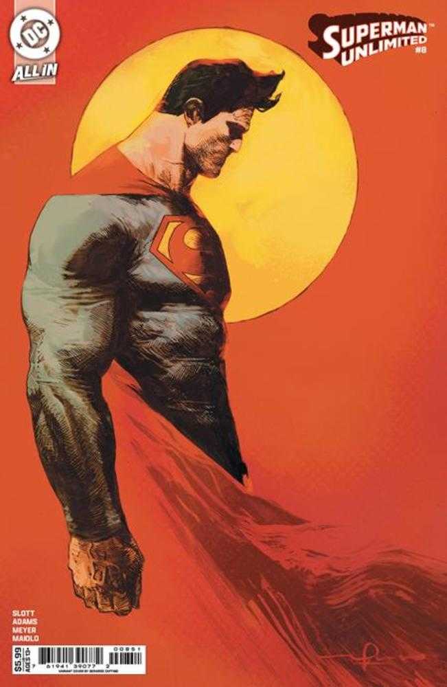 Superman Unlimited #8 Cover E Gerardo Zaffino Card Stock Variant
