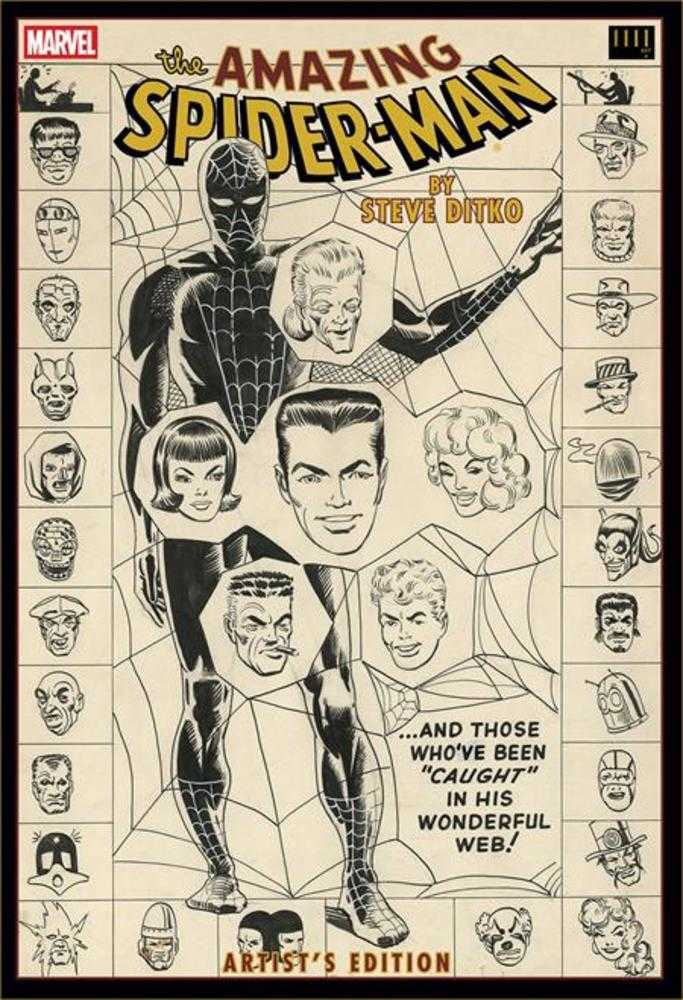 Amazing Spider-Man by Steve Ditko Artists Edition Hardcover Direct Market Exclusive Web Cover