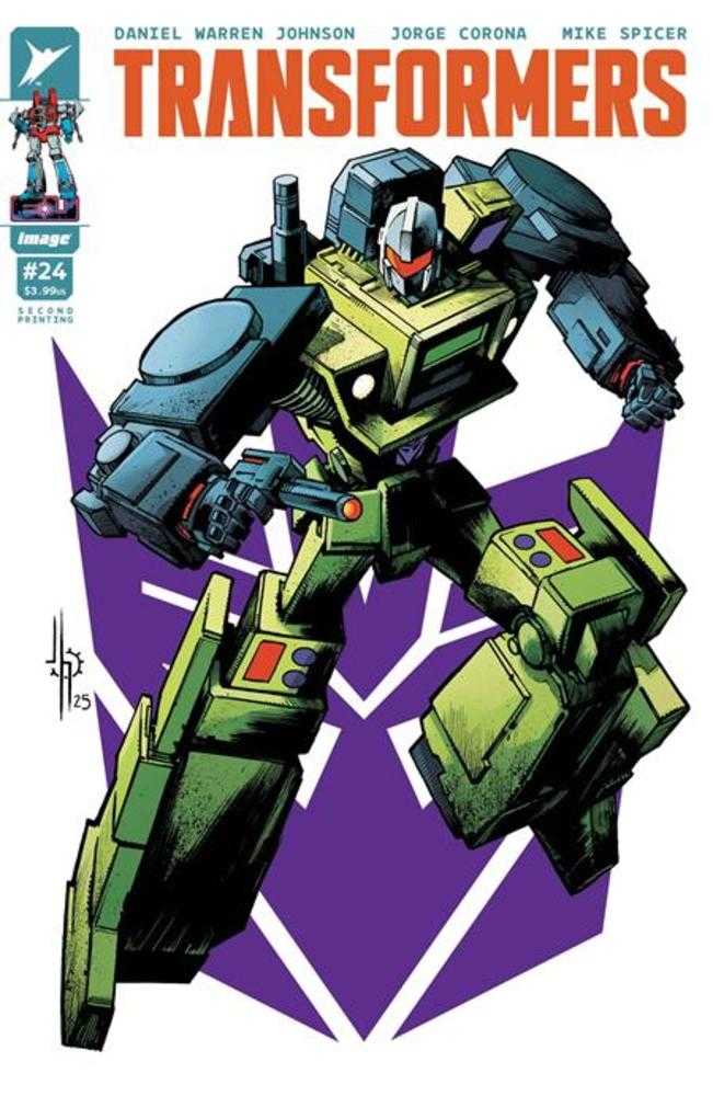 Transformers #24 2 Nd Printing Cover A Jason Howard Decepticon