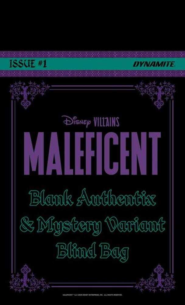 Disney Villains Maleficent #1 Cover K Blind Bag Variant Limited To 5000 Copies