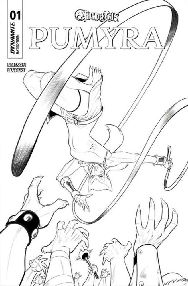 Thundercats Pumyra #1 Cover L Inc 1:7 Robert Quinn Line Art Foc Bonus Variant