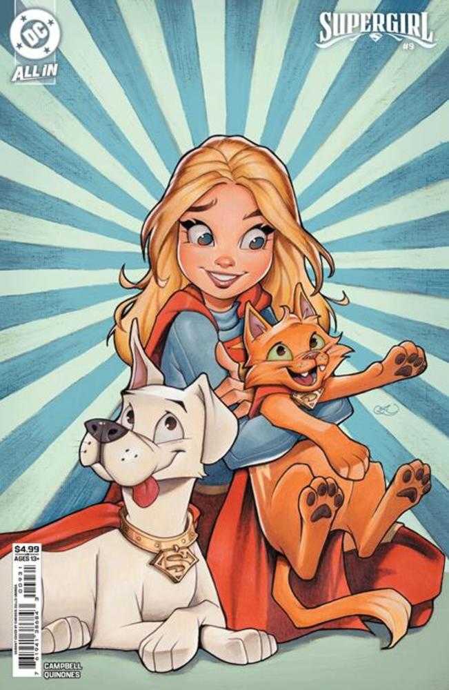 Supergirl #9 Cover B Chrissie Zullo Uminga Card Stock Variant