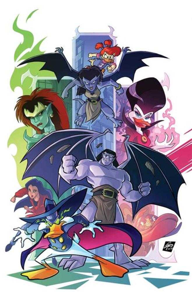 Gargoyles Darkwing Duck #2 Cover G Inc 1:15 Ciro Cangialosi Full Art Variant