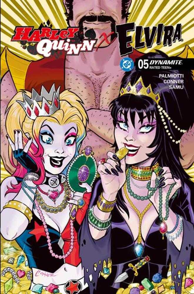 Harley Quinn X Elvira #5 Cover H Inc 1:10 Amanda Conner Jewels Variant