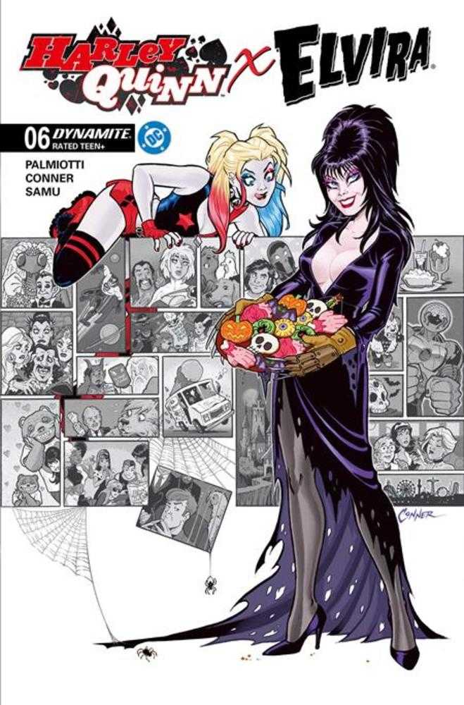 Harley Quinn X Elvira #6 Cover H 1 in 10 Amanda Conner Cookies Variant