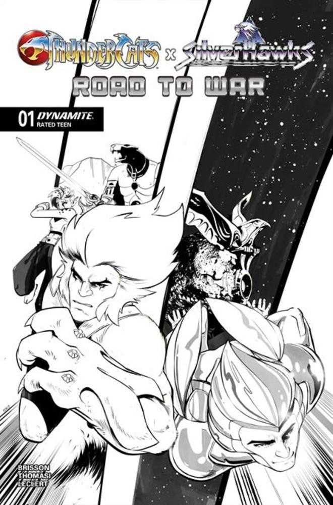 Thundercats X Silverhawks Road To War (One Shot) Cover H Inc 1:10 Sebastian Piriz Line Art Variant
