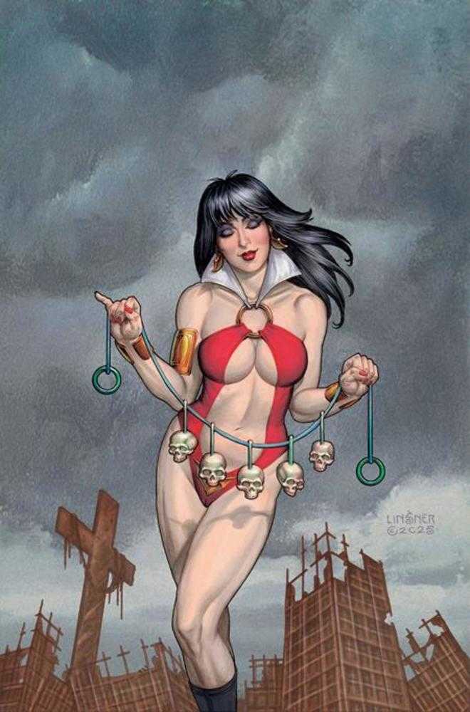 Vampirella Armageddon #9 Cover G 1:10 Joseph Michael Linsner Full Art Variant