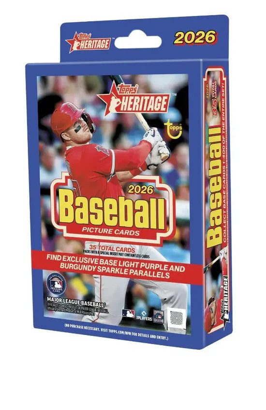 Topps Heritage: 2026 Baseball Picture Card Hanger Box