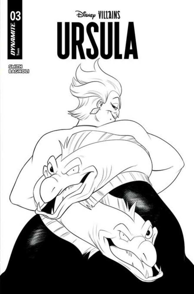 Disney Villains Ursula #3 Cover G Inc 1:10 Robert Quinn Line Art Variant