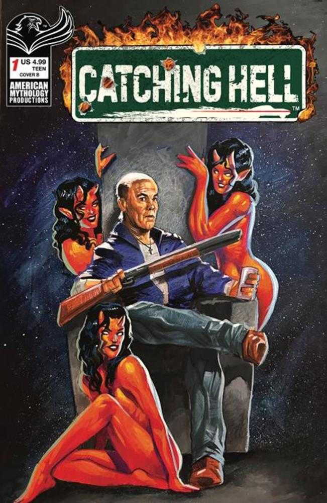 Catching Hell Feat Reggie Bannister #1 Cover B Paul Maitland Variant